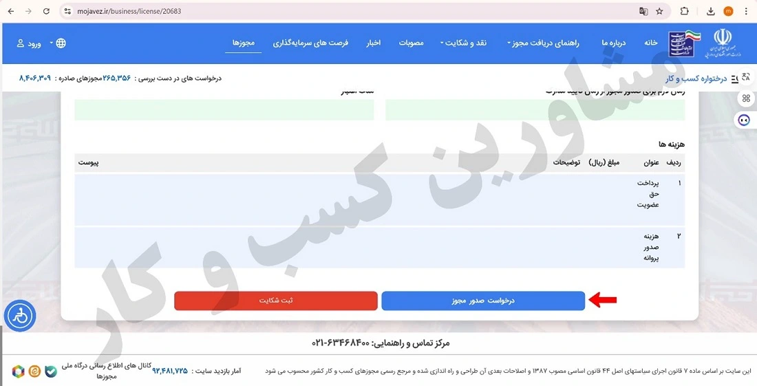 نحوه اخذ پروانه کسب جوجه کبابی