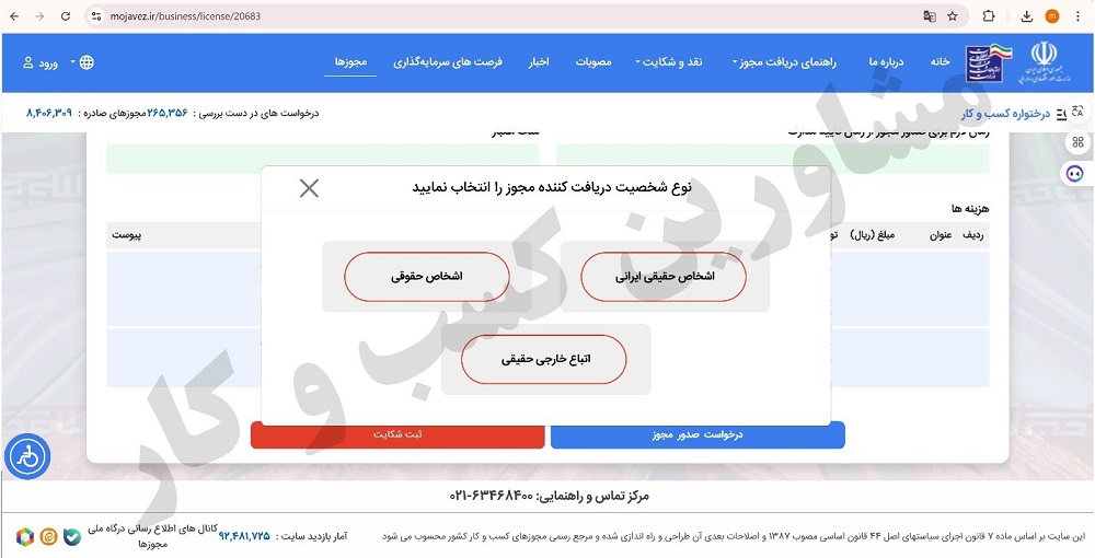 نحوه اخذ پروانه کسب تهیه غذای آماده بیرون بر